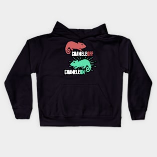 Funny And Cute Pet Chameleon Lizard Kids Hoodie